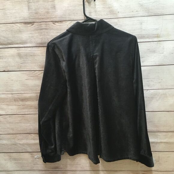 CABI TUESDAY TOPPER‎ BLACK VELVET JACKET - Picture 4 of 6